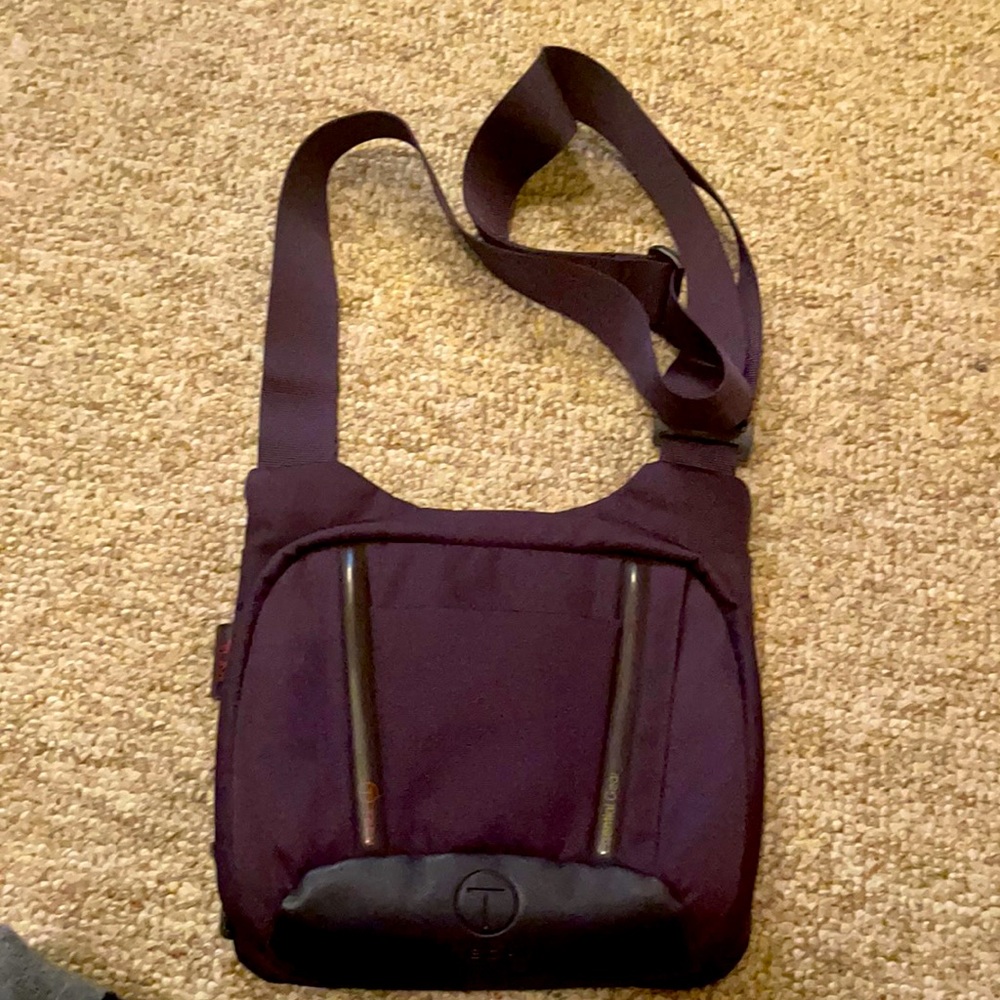 Tumi Essential Gear Purple Crossbody Bag